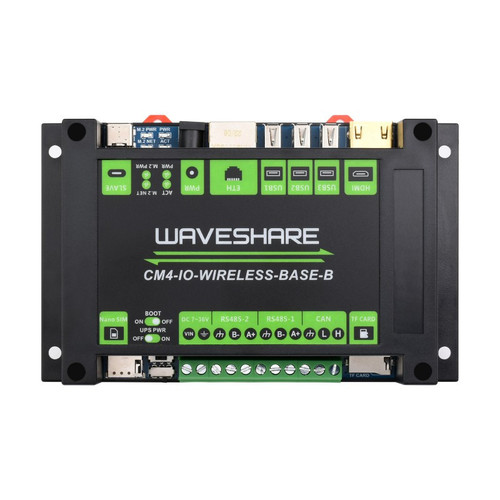 Industrial IoT 5G/4G Wireless Expansion Module for CM4, UPS + 4G Module Included, main Industrial IoT 5G/4G Wireless Expansion Module for CM4, UPS + 4G Module Included, main