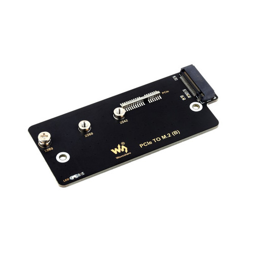 PCIe TO M.2 adapter (B), Supports NVMe Protocol M.2 Solid State Drive, High-speed Reading/Writing, Supports Raspberry Pi Compute Module 4 PCIe TO M.2 adapter (B), Supports NVMe Protocol M.2 Solid State Drive, High-speed Reading/Writing, Supports Raspberry Pi Compute Module 4