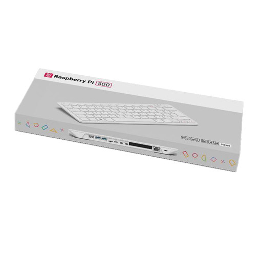 Raspberry Pi 500 Unit Only SC1231, US Layout retail box. All-in-one desktop-style design . Raspberry Pi 500 Unit Only SC1231, US Layout retail box. All-in-one desktop-style design .