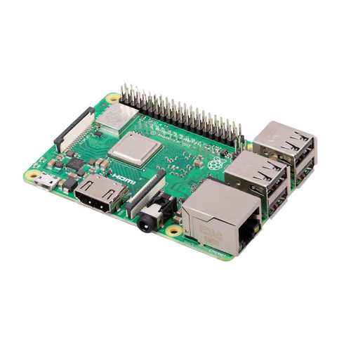 Raspberry Pi 3 Model B Plus side view showing USB, and Ethernet ports Raspberry Pi 3 Model B Plus side view showing USB, and Ethernet ports