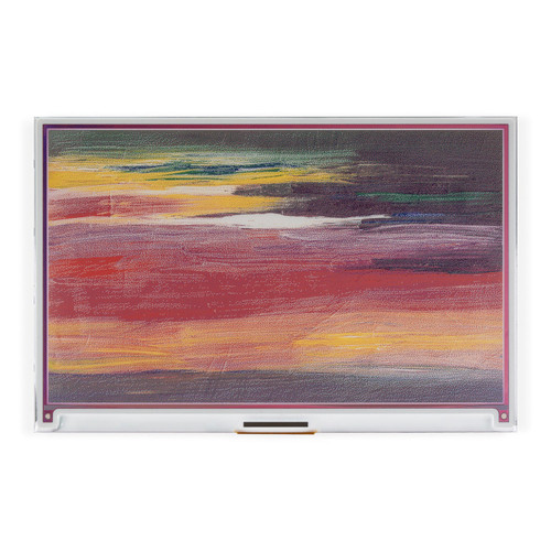Inky Impression 7.3" PIM667 display showing 800×480 resolution graphics Inky Impression 7.3" PIM667 display showing 800×480 resolution graphics