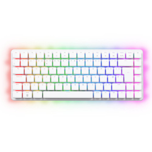 Raspberry Pi 500+ SC1237 mechanical keyboard computer with RGB lighting, top view. Raspberry Pi 500+ SC1237 mechanical keyboard computer with RGB lighting, top view.