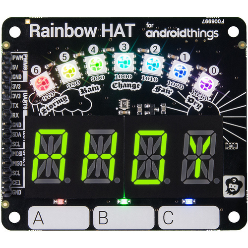 Pimoroni Rainbow HAT - PIM242 Pimoroni Rainbow HAT - PIM242