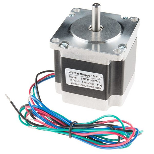 NEMA 23 Stepper Motor with 125 oz-in holding torque, for Shapoko CNC machine. NEMA 23 Stepper Motor with 125 oz-in holding torque, for Shapoko CNC machine.