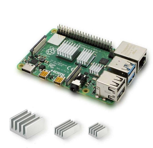 Aluminum Heatsink for Raspberry Pi 4B (3-Pack) Aluminum Heatsink for Raspberry Pi 4B (3-Pack)