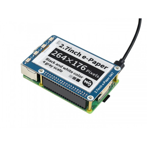 2.7inch E-Ink display HAT for Raspberry Pi