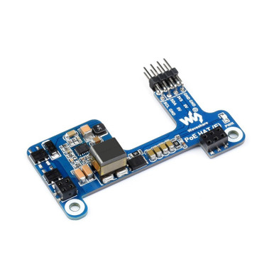 Carte D'extension PoE Hat (C) Waveshare Pour Raspberry Pi 3B+/4B - Alimentation Et Réseau Via Un Seul Câble Ethernet (802.3af/at), Avec Ventilateur
