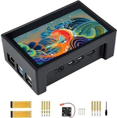 4.3吋 DSI 電容觸控螢幕含外殼 適用 Raspberry Pi 4B (800×480)