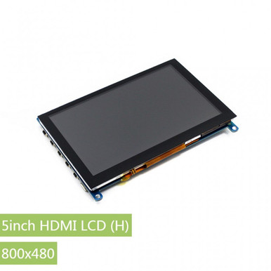 5吋 HDMI LCD 電容觸控螢幕 (H) 800×480 解析度