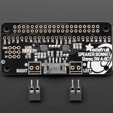 Adafruit I2S 3W Stereo Speaker Bonnet for Raspberry Pi - Mini Kit