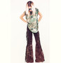 High Waisted Fringe Bell Bottoms