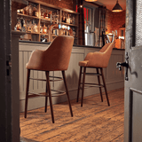 Aztec Bar Stool - Faux Leather