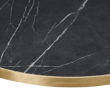 Omega Laminate Table Top - Black Marble
