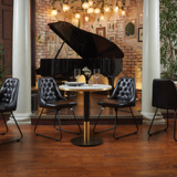 Omega Laminate Table Top - White Carrara Marble