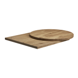 Rustic Solid Oak Table Top - Rustic Antique Rustic Solid Oak Table Top - Rustic Antique