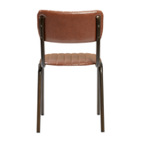 Tavo Stacking Side Chair - Ribbed Upholstered Seat Pad