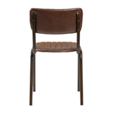 Tavo Stacking Side Chair - Ribbed Upholstered Seat Pad
