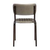 Tavo Stacking Side Chair - Ribbed Upholstered Seat Pad
