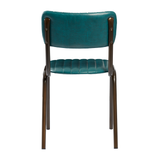 Tavo Stacking Side Chair - Ribbed Upholstered Seat Pad