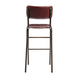 Tavo Stacking Bar Stool - Ribbed Upholstered Seat Pad