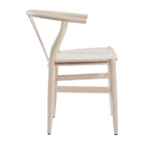 Wishbone Style Armchair - Solid Beech