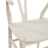 Wishbone Style Armchair - Solid Beech