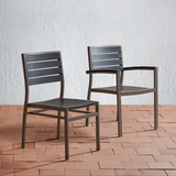 Durawood Side Chair - Black - Frame Grey 7012