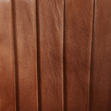 Zanuso Armchair - Genuine Pecan Brown Leather