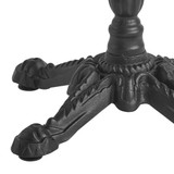 Nevada - 4 Toe Table Base - Black Aluminium -  Dining