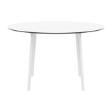 Maya Dining Table - 120 Round - White