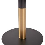 Moderno Base - Black/Gold Small Round - Dining