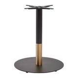 Moderno Base - Black/Gold Large Round - Dining