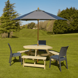 Winer Diner - 6 Seater Triangle Picnic Table Winer Diner - 6 Seater Triangle Picnic Table