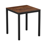 Extrema Copper 'Textured' - Black Dining Table - 79x79cm