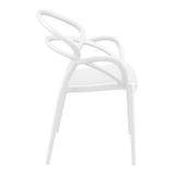 Mila Arm Chair - White