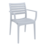 Artemis Arm Chair - Silver Grey