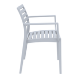 Artemis Arm Chair - Silver Grey