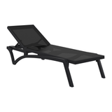 Pacific Sun Lounger - Black/Black