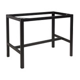 Troy Rectangle Black Mid Height Table Base