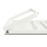 Flow Dining Table - White Aluminium - White HPL Top - 230x80cm Flow Dining Table - White Aluminium - White HPL Top - 230x80cm