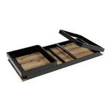 Flow Dining Table - Black Aluminium - Oak HPL Top - 230x80cm Flow Dining Table - Black Aluminium - Oak HPL Top - 230x80cm