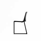 Kasar Set - 20x Black Stacking Side Chairs & Storage Trolley