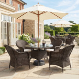 Sparta Anthracite Round Parasol Base - 30kg