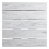 EKO Square Dining Troy Table - Whitewash
