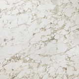 Extrema White Carrara Marble - Black Dining Table