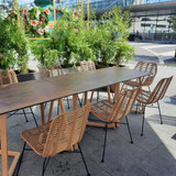 Wings Dining Table - 180x80cm - HPL Table Top