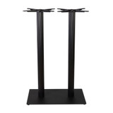 Moderno Base - Black Fluted Large Rect - Poseur