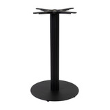Moderno Base - Black Fluted Small Round - Dining