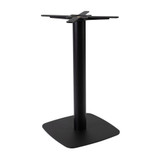 Moderno Base - Black Small Square with Radius Edges - Dining