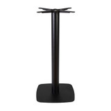 Moderno Base - Black Small Square with Radius Edges - Mid Height